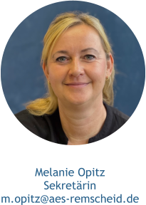 Melanie Opitz Sekretärin m.opitz@aes-remscheid.de