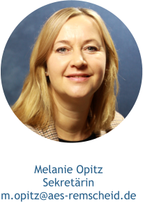 Melanie Opitz Sekretärin m.opitz@aes-remscheid.de