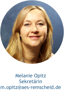 Melanie Opitz Sekretärin m.opitz@aes-remscheid.de